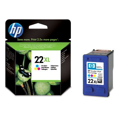 HP 22 XL Tri-colour - Fotografie . 1