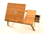 Fotka - Bambusový stolek pod notebook-nový - Fotografie č. 1